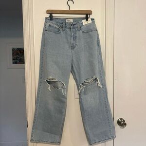 Abercrombie & Fitch Light Blue Straight Leg Jeans